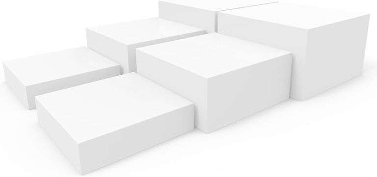 PecMuikee Buffet Risers 6PCS Acrylic Display Stand image