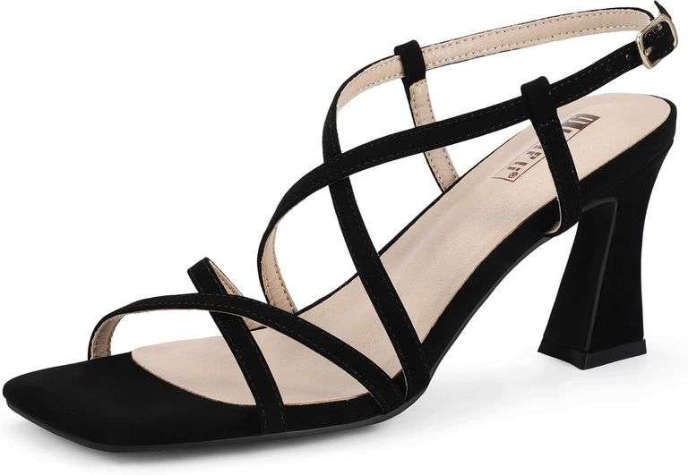 IDIFU IN3 Strappy Heels - Open Toe Dress Shoes Size 7 image