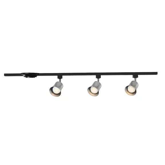 4 ft. Brushed Nickel LED Track Lighting Kit image