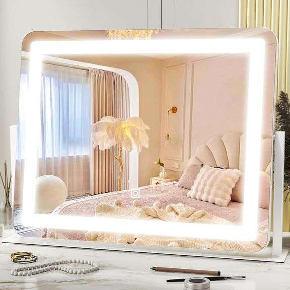 HNV Vanity Mirror with Lights, LED, 3 Modes image
