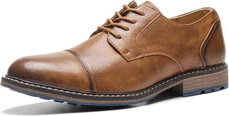 Recyphi Men s Casual Dress Shoes Orthopedic Oxford Size 9 image