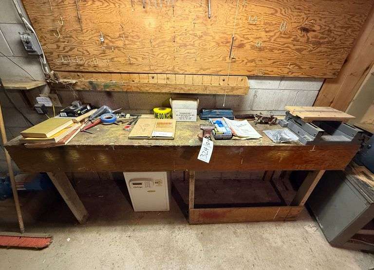Contents of Work Bench and Safe image
