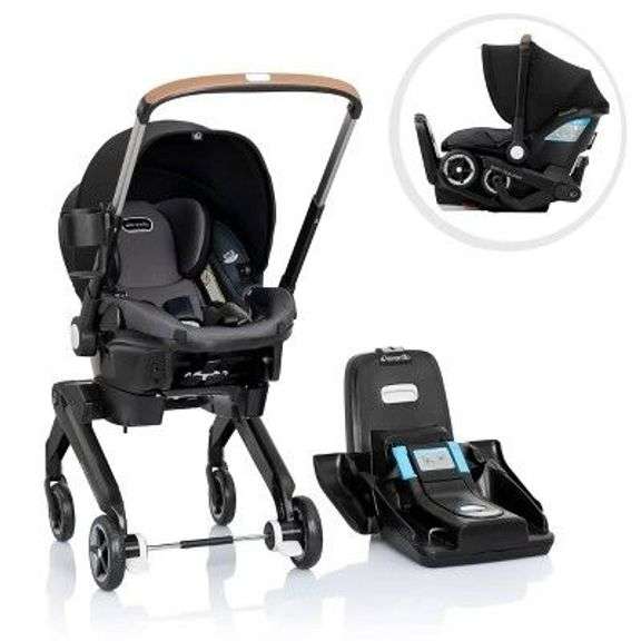 Evenflo Shyft DualRide Travel System Boone Gray image