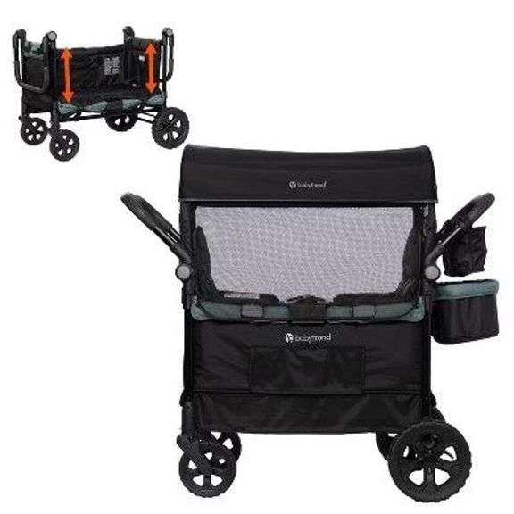 Baby Trend Quest 3-in-1 Stroller Wagon - Green image