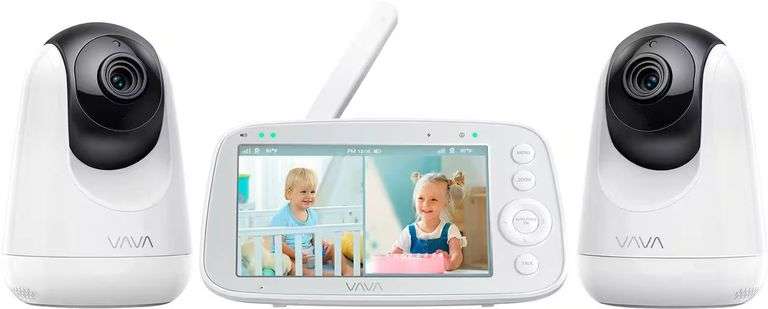 VAVA Baby Monitor Split View 5" 720P 2 Cameras image