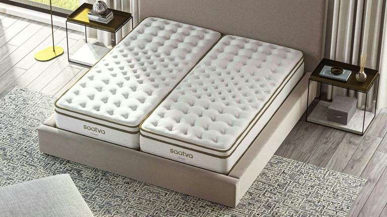 Saatva Classic 11.5in Luxury Firm and Soft Plush Hybrid SPLIT King Mattress Online Retail: $3118