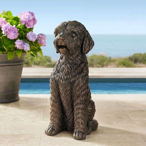 Member's Mark Sitting Doodle Dog Statue image
