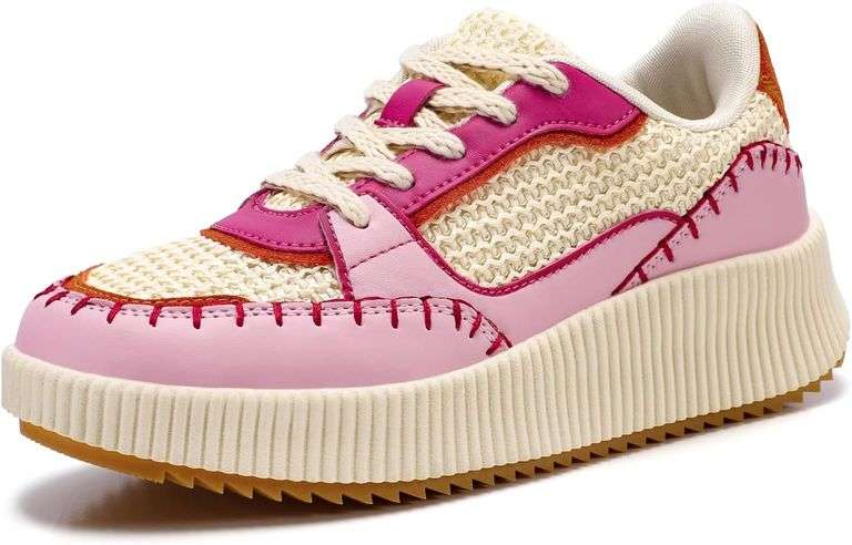 STQ Fashion Sneakers Women Platform 7.5 image