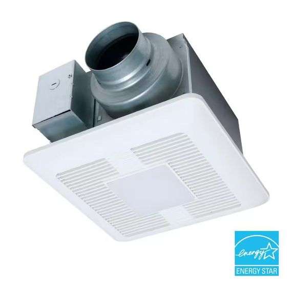 WhisperCeiling DC Fan with LED, 50/80/110 CFM image