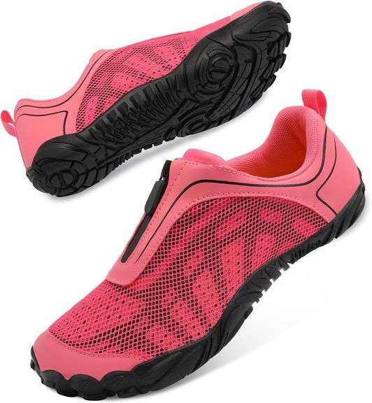 Scurtain Water Shoes Unisex Aqua Zipper Shoes Size 9 image