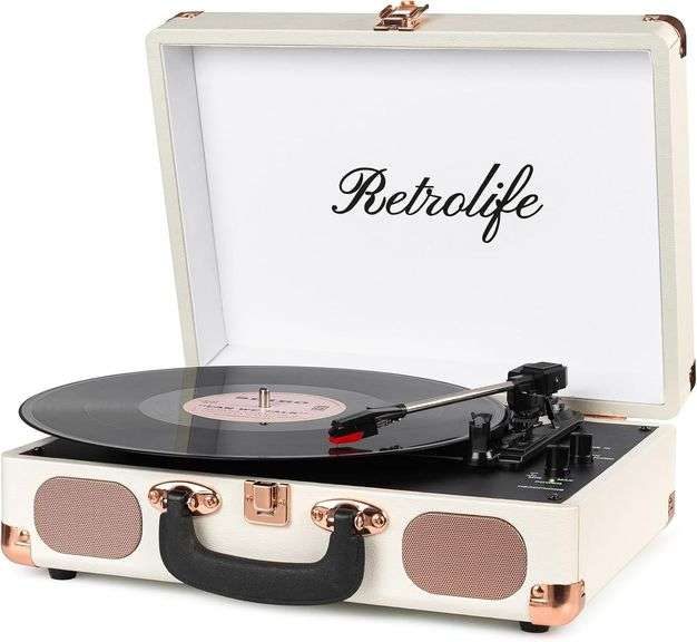 Turntable 3-Speed Suitcase with Built-in Speakers image