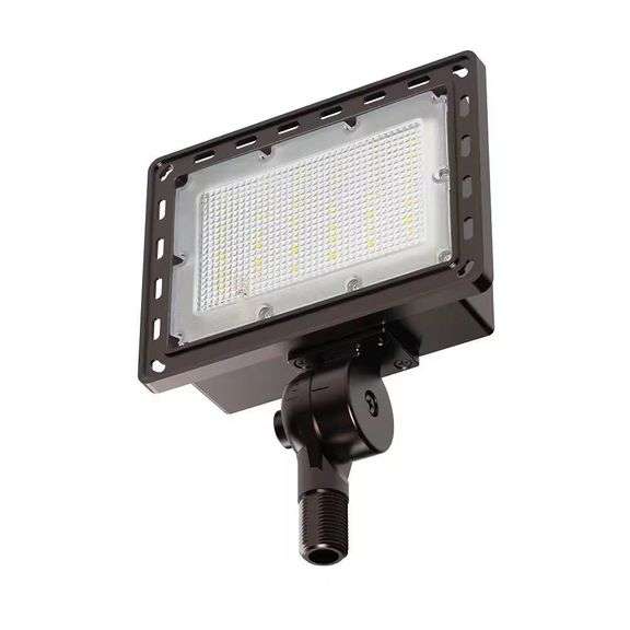 Bronze Dusk-to-Dawn LED Flood Light 4000K image