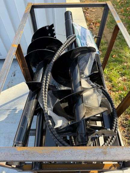 2025 AGT SSECAG-Y Skid Steer Auger Attachment with 3 Augers image