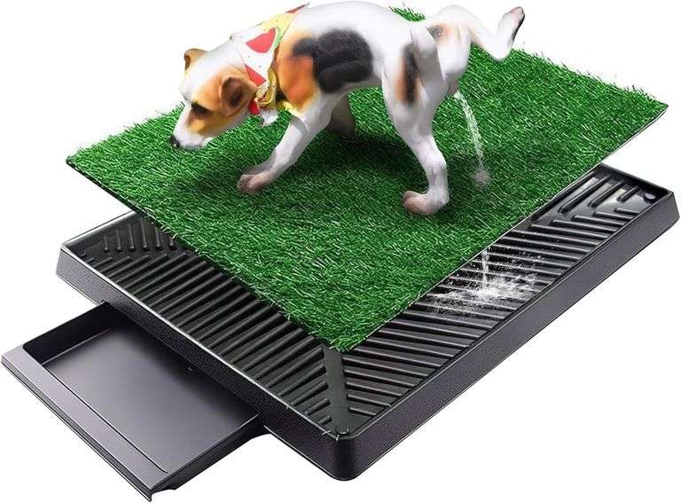 Dog Grass Pad with Tray 20x25 Potty Mat image