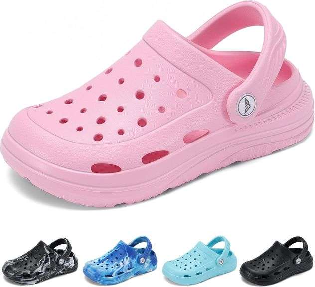 Kids Tie Dye Garden Clogs for Boys Girls Size 3 image