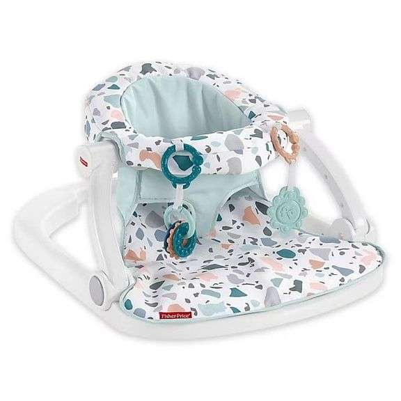 Fisher-Price  Sit-Me-Up Floor Seat in Grey/White image