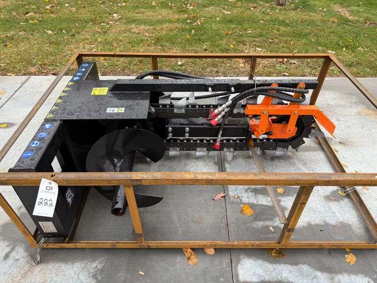 2025 AGT Mower King ECSSCT72 Skid Steer Trencher image