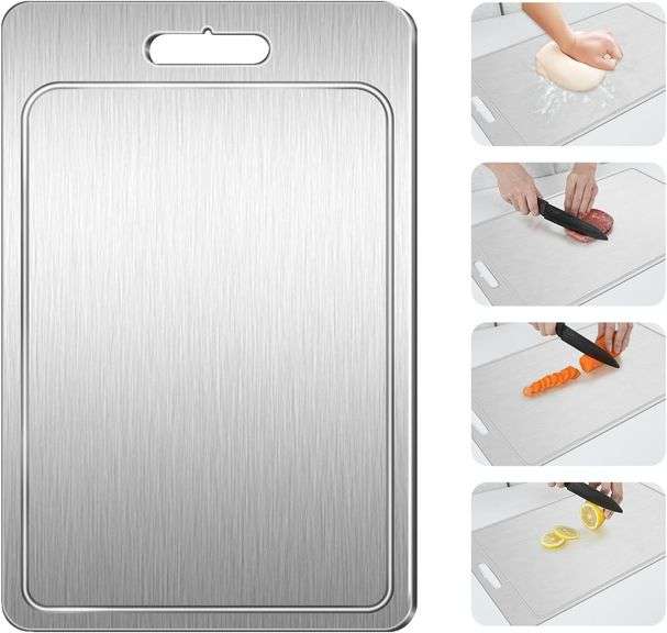 Titanium Cutting Board with Juice Groove image