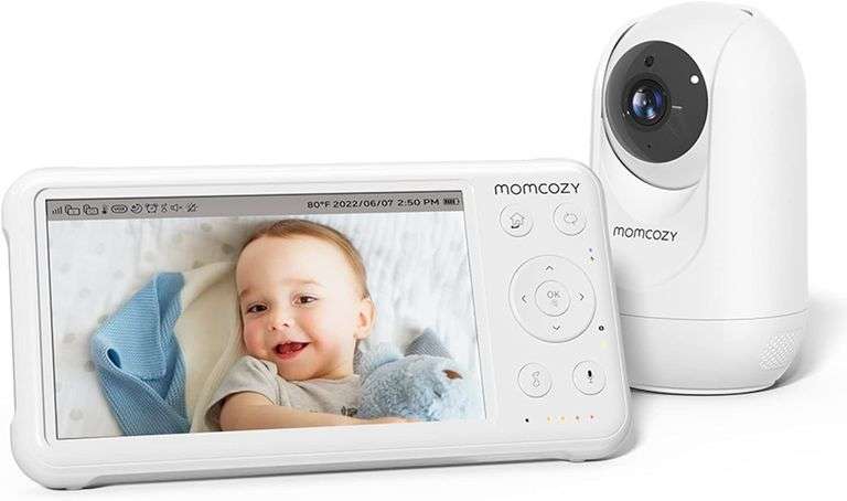 Momcozy Video Baby Monitor 1080P, 5" HD, BM01 image