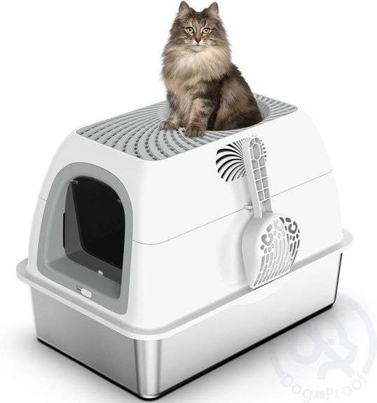 Stainless Steel Top Entry Litter Box image
