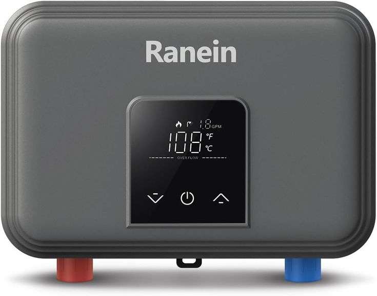 Ranein 4.5kW 110V Tankless Water Heater LED image