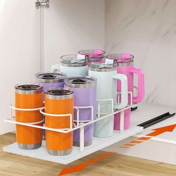 Housolution Pull-Out Water Bottle Organizer image