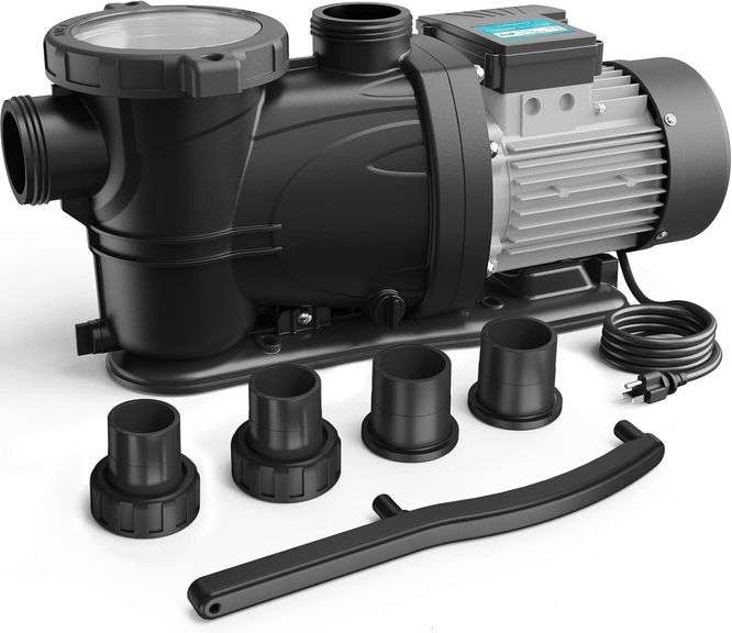 Pool Pump, Self Primming, 2HP, 8120 GPH, 115V image