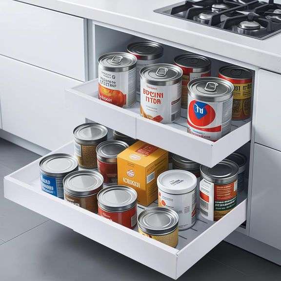 Pull-Out Cabinet Organizer with Nano Film image