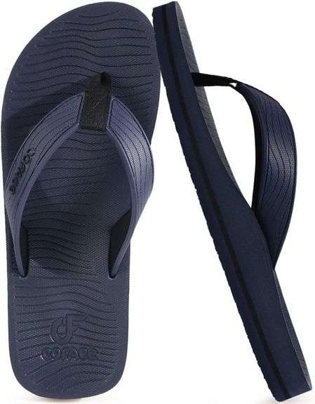 COFACE Men's Comfort Flip Flops, Size 7~15