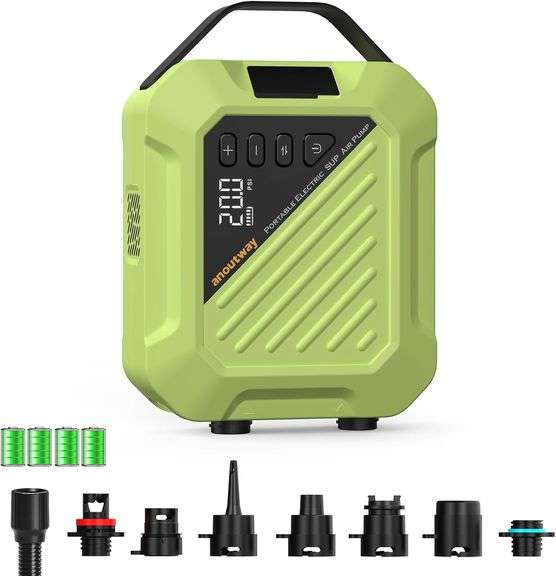 20PSI High Pressure SUP Air Pump, Rechargeable image