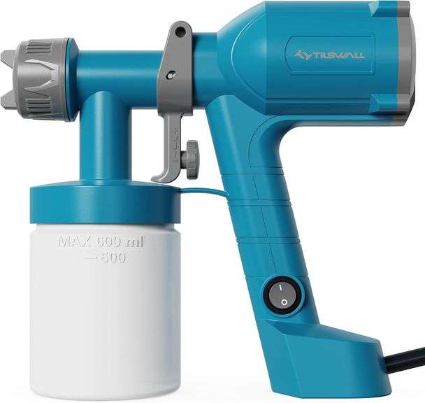 Tilswall HVLP Sprayer   20oz Cup, 2 Nozzles image