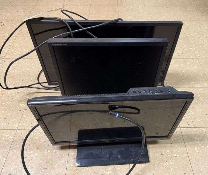 (2) Small TV's, Computer Monitor image