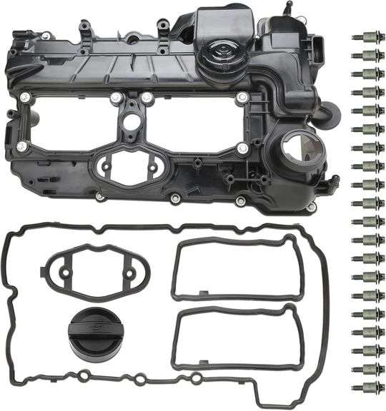 BMW 2.0L L4 Engine Valve Cover 2012-2018 111... image