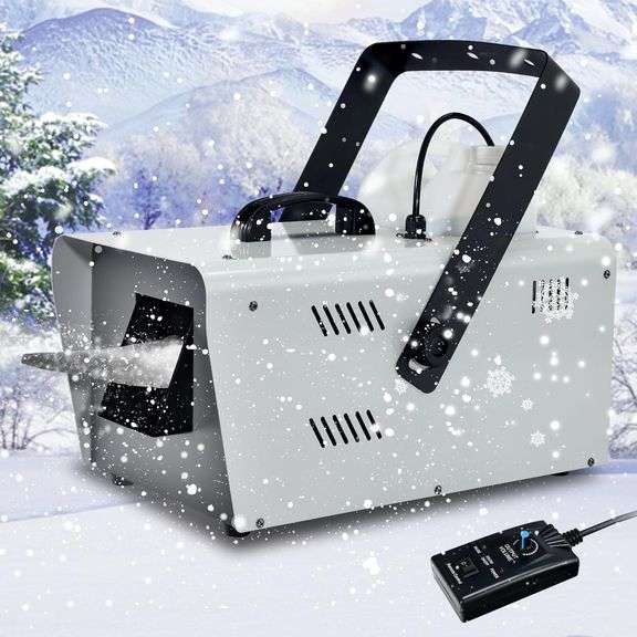 TCFUNY Snow Machine 1500W with Wired Remote image