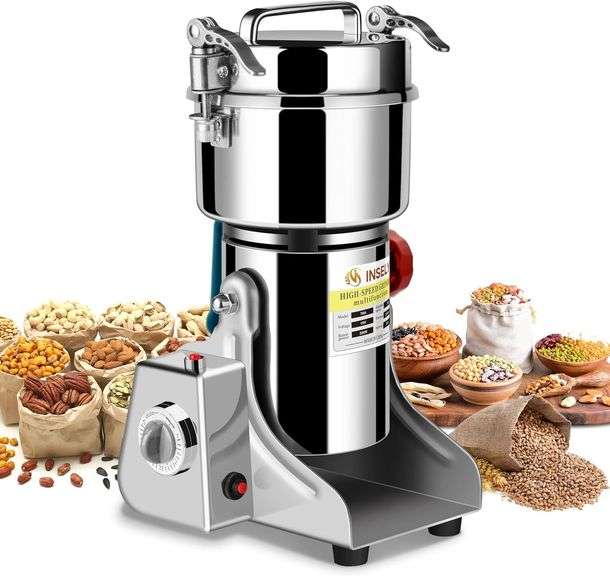 750g Grain Mill: Electric Grinder for Wheat image