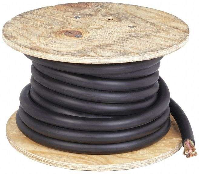 CAROL 5-conductor 6 AWG SOOW cord, 100 ft, Black image