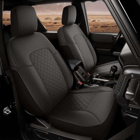 GIANT PANDA Seat Covers Ford Bronco 4 Door Black image