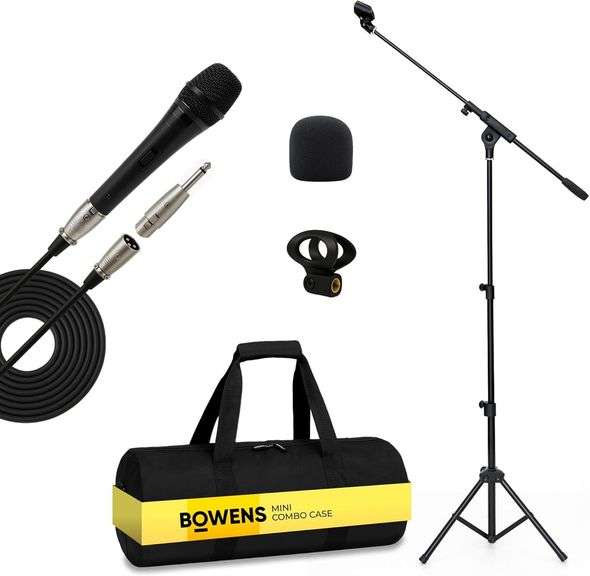 Bowens XLR Microphone with Adjustable Stand Set image