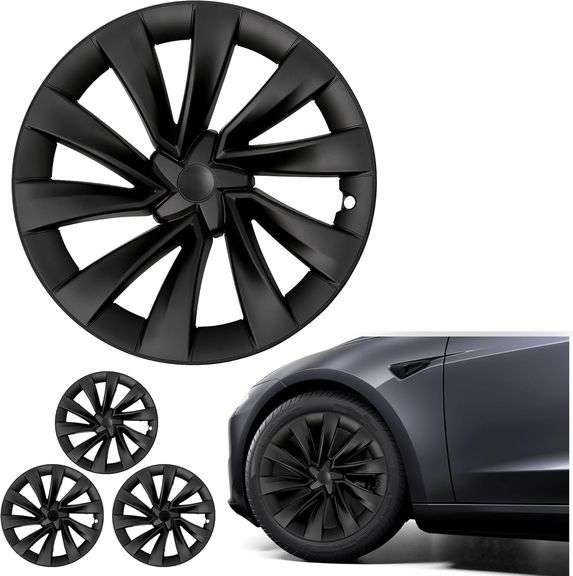 Tesla Model Y 20" Wheel Covers 4-Piece Hubcaps ABS image