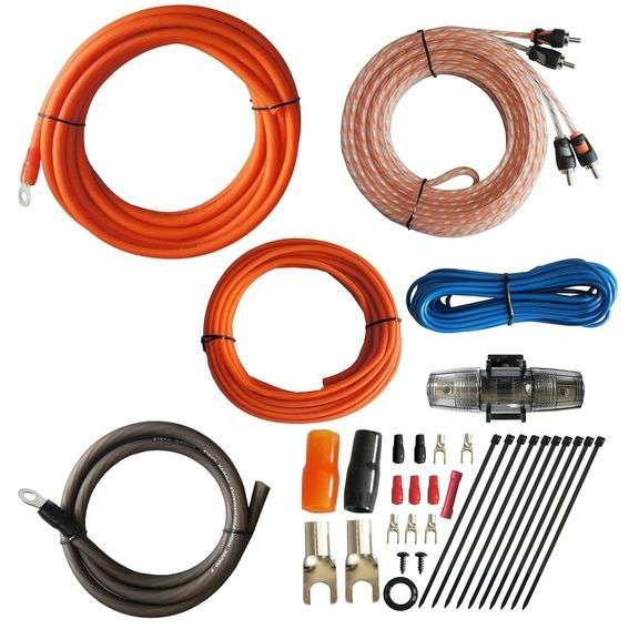 RD True 4 Gauge Car Audio Cable Kit 2-Channel image