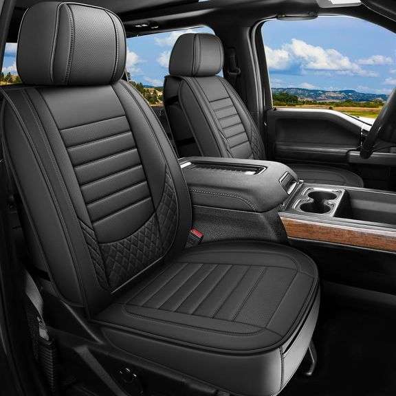 Seat Covers for GMC Sierra & Silverado (Black) image