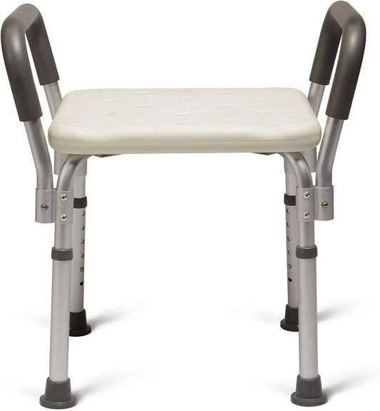 Medline Bath Bench with Padded Armrests image