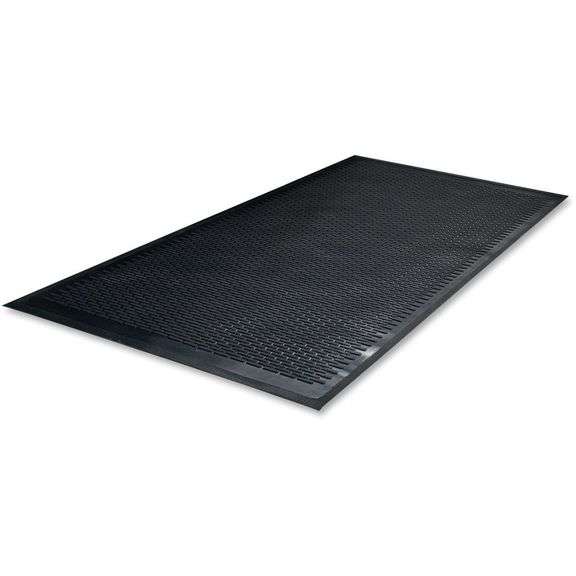 Guardian Clean Step Mat, 4x6, Rubber, Black image