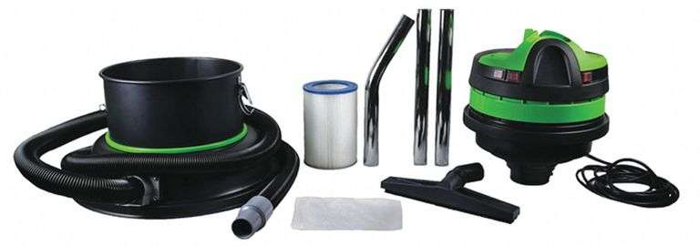 ATRIX 55-Gallon Drum Vacuum: HEPA, Dry, 2" Hose image