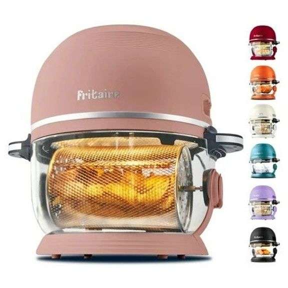 Fritaire 5 Qt Self-Cleaning Air Fryer, 6 Funcs image