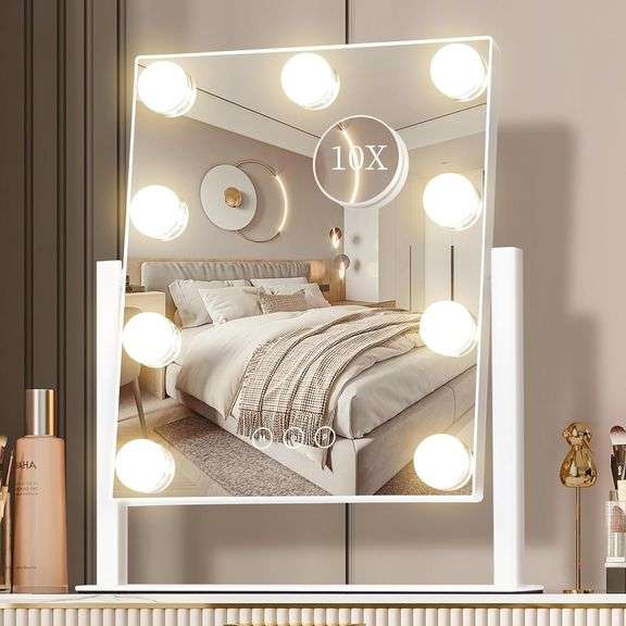 Vanity Mirror with Lights, 3 Color Modes image
