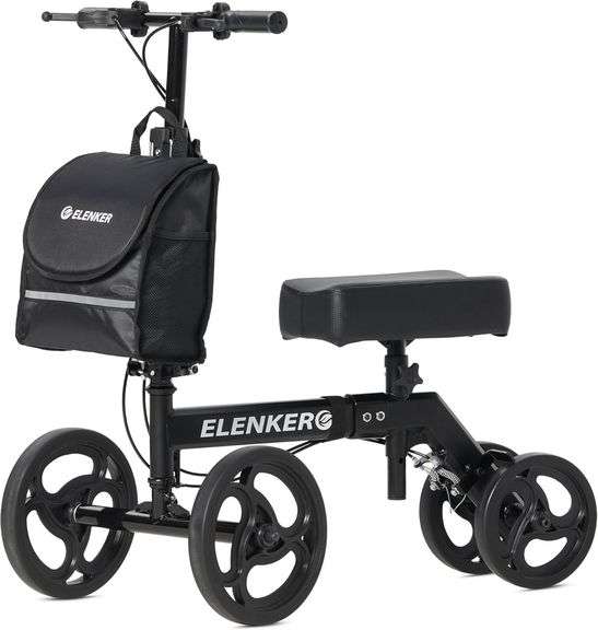 ELENKER Steerable Knee Walker for Foot Injuries image