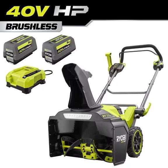 40V HP Snow Blower 21 in w/ 2x8Ah Battery image