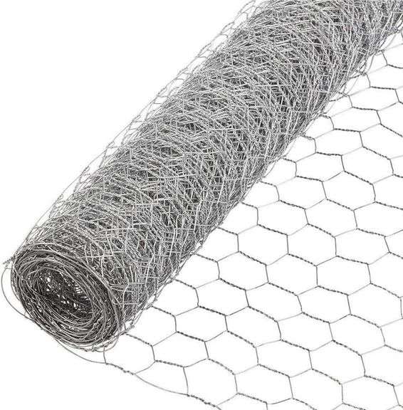 Chicken Wire Netting Galvanized Hex Mesh, 6FTx50FT image