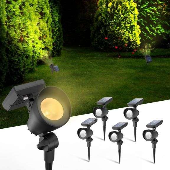 Solar Lights Outdoor 6-Pack IP44 Pathway Lights image